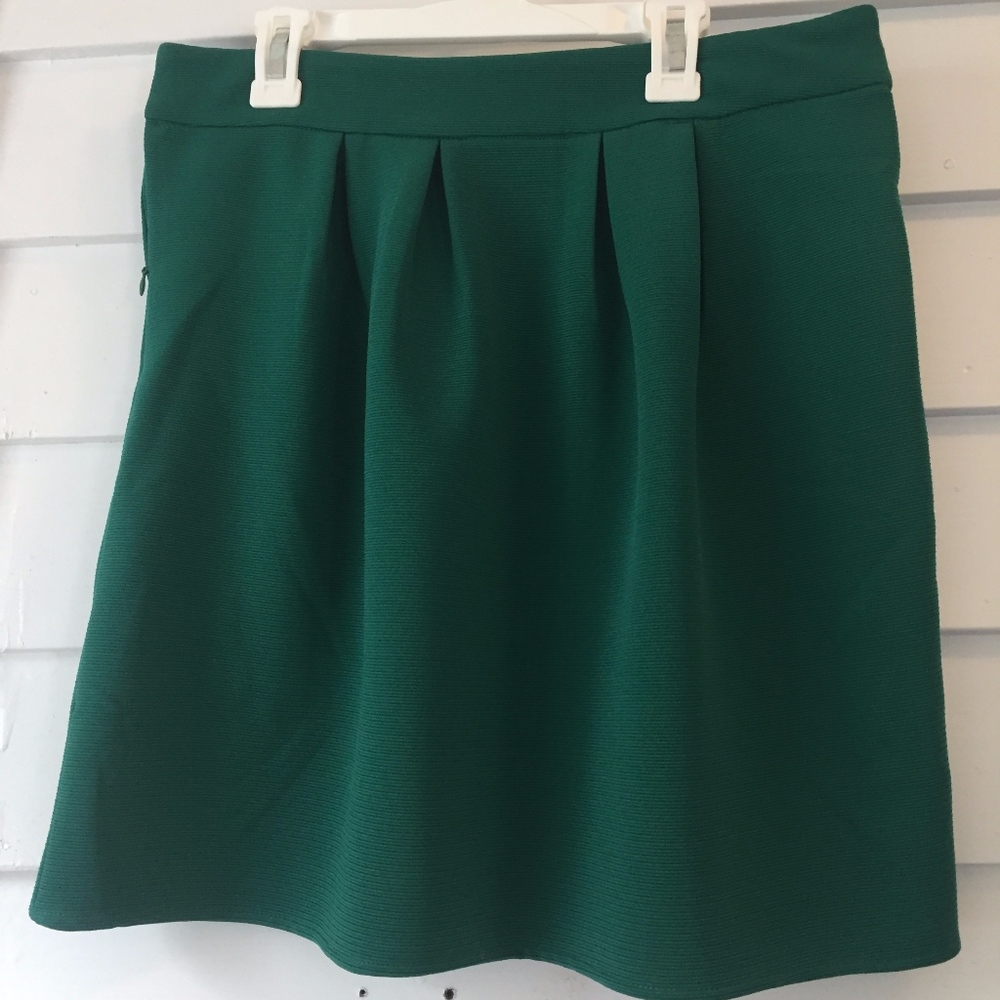 large green skirt
